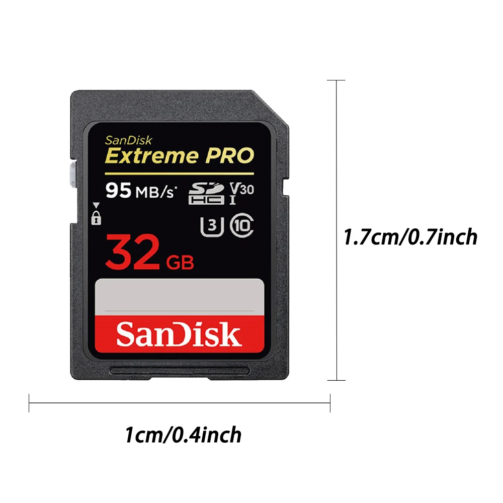 SanDisk Ultra Extreme Pro SD Card 128GB 64GB 32GB 512GB 256G 1T SD C10 Flash Memory Card SD U3 4K V30 Cards SDXC SDHC for Camera – Image 3