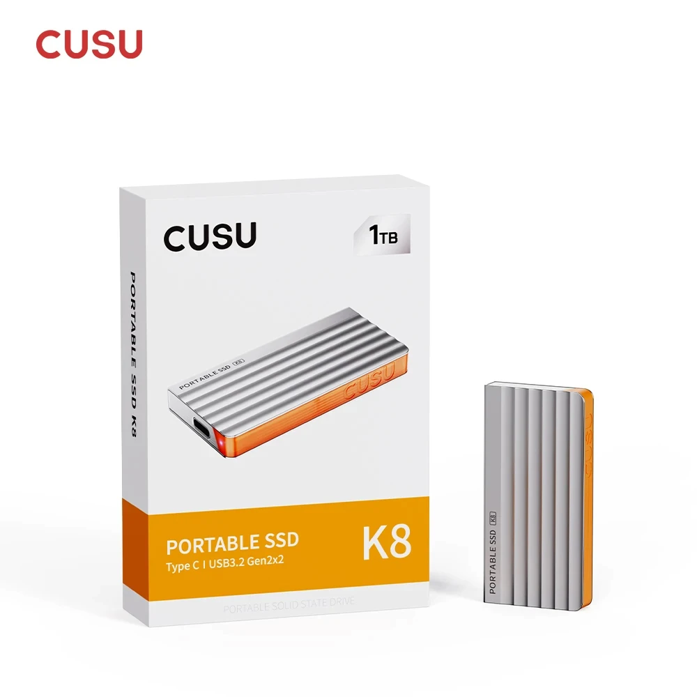 CUSU Portable SSD 512gb 1tb 20Gbps USB3.2 Gen2x2 Type C External Hard Disk Portable Solid State Drives for iphone 15 above – Image 5