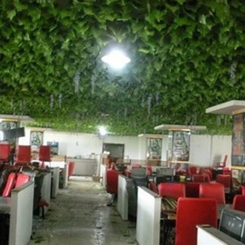 1pc Artificial Ivy Leaf Garland Plants Vine Fake Foliage office Internet cafe Home Room DIY Hanging Wall Decor Artificial Ivy Le – Image 4