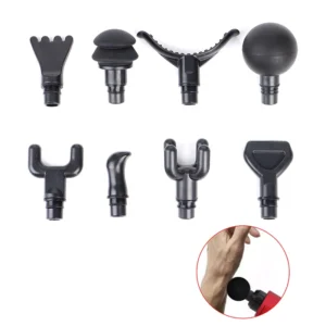 1PCS Universal Fascia Gun Massage Head Body Relaxation Fascia Massager Gun Replacement Head Silicone Massage Head Set