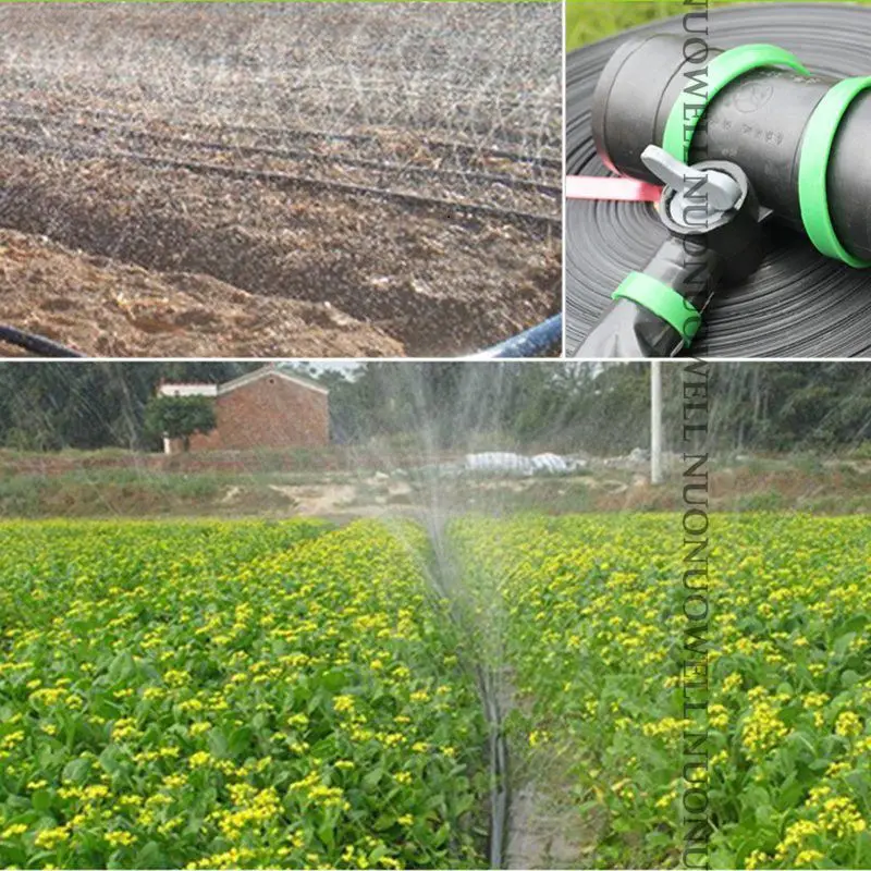 1"Φ28mm 2"Φ50mm Thin Soft Spray Tape Connector Valve Micro Sprinkling Irrigation Water Pipe Drip Hose Joints Pipe Fittings – Image 4