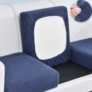 1pc Jacquard Sofa Seat Cushion Cover Chair Cover Stretch Washable Removable Slipcover 1/2/3/4 Seat Polar Fleece Sofa Protector