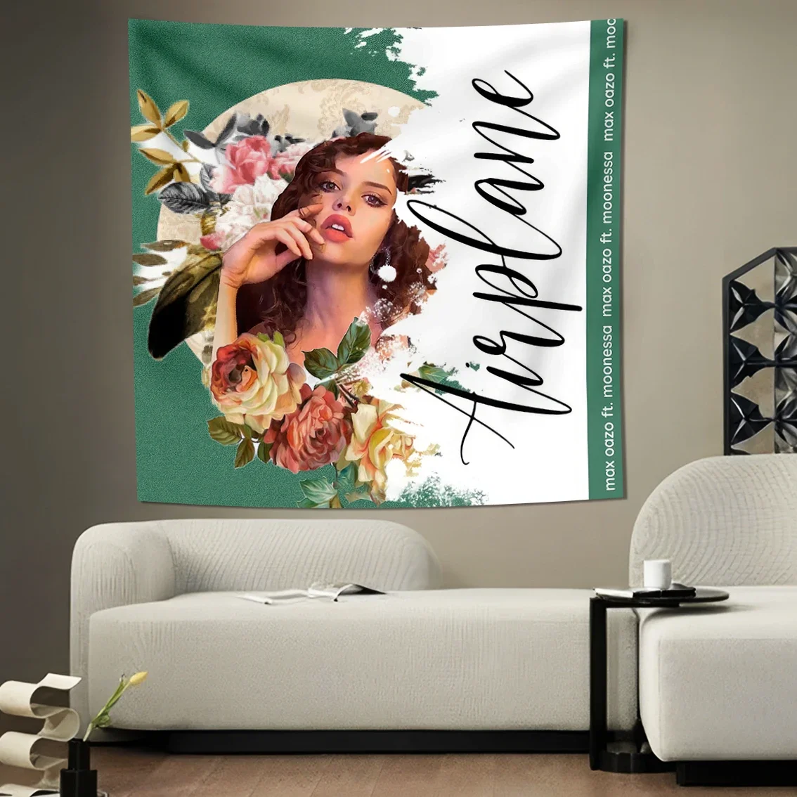 Canadian pop singer hippie retro art tapestry wall decor bohemian decor room decor Polyester Fabric Home Decoration tapestry – Image 2