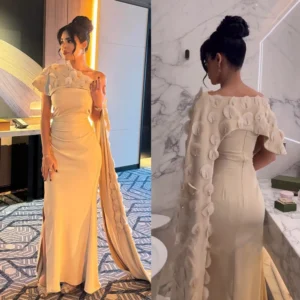 Customized s Applique Draped Pleat Wedding Party Sheath One-shoulder Bespoke Occasion Gown Long Dresses