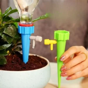 12Pcs Self-Watering Kits Automatic Waterers Drip Irrigation Indoor Plant Watering Device Plant Garden Gadgets Creative