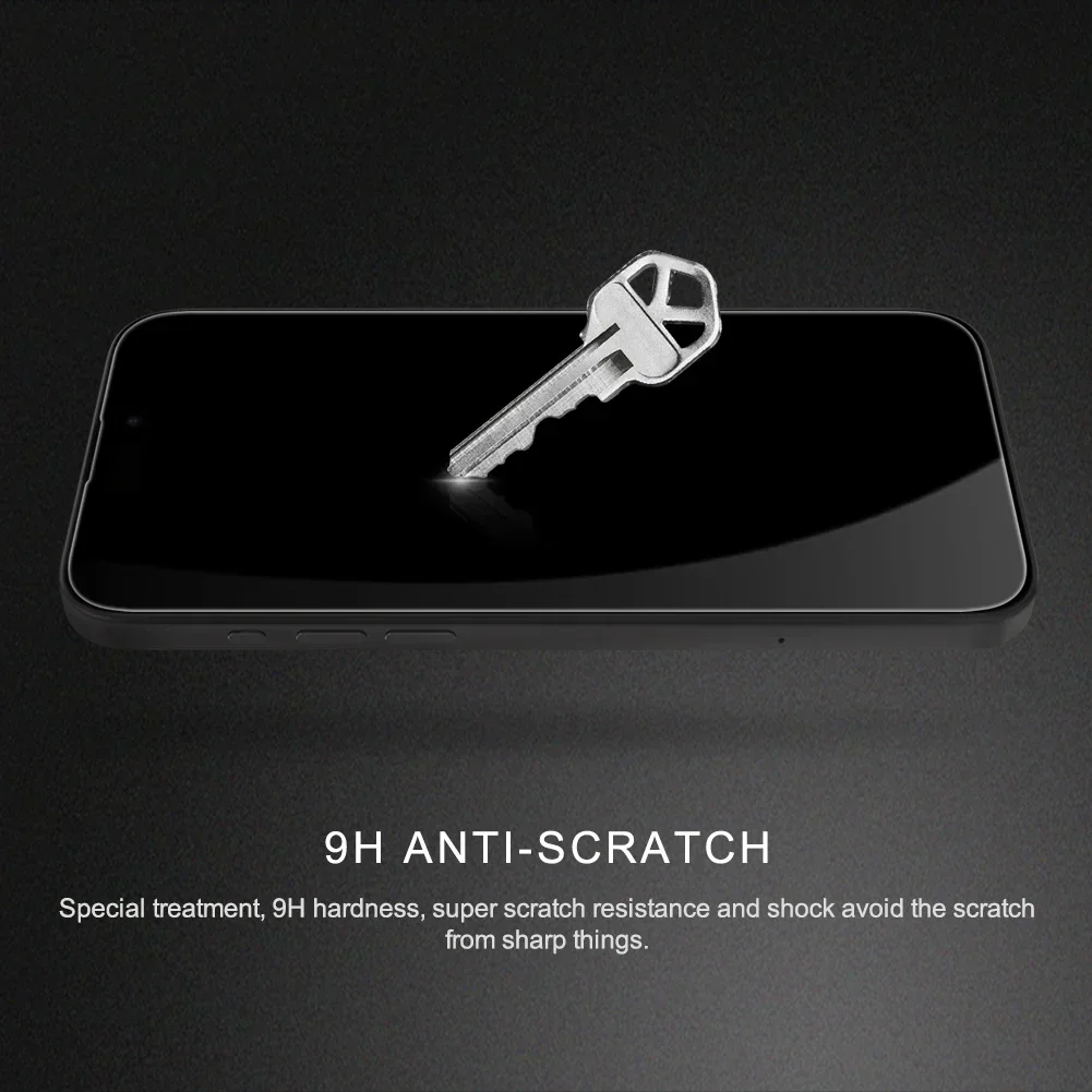 Nillkin For iPhone 15 Pro Max 15 Pro 14 13 12 11 Series Tempered Glass, 2.5D Full Cover Screen Protectors for iPhone 14 Pro 13 – Image 5