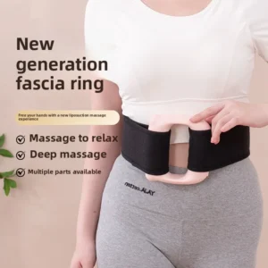 Fascia Ring Massager Belt Massage Fascia Gun Vibration Neck Membrane Gun Fat Dumping Mini Slim Belly Massage Gun Massage Machine