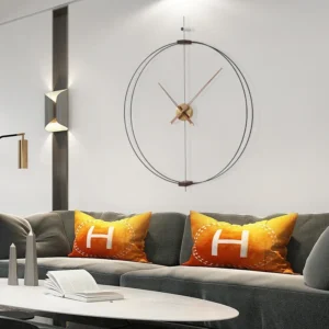 Nordic Small Wall Clock Unique Design Quality Display Living Room Wall Clock Art Modern Silent Orologio Da Parete Home Decor