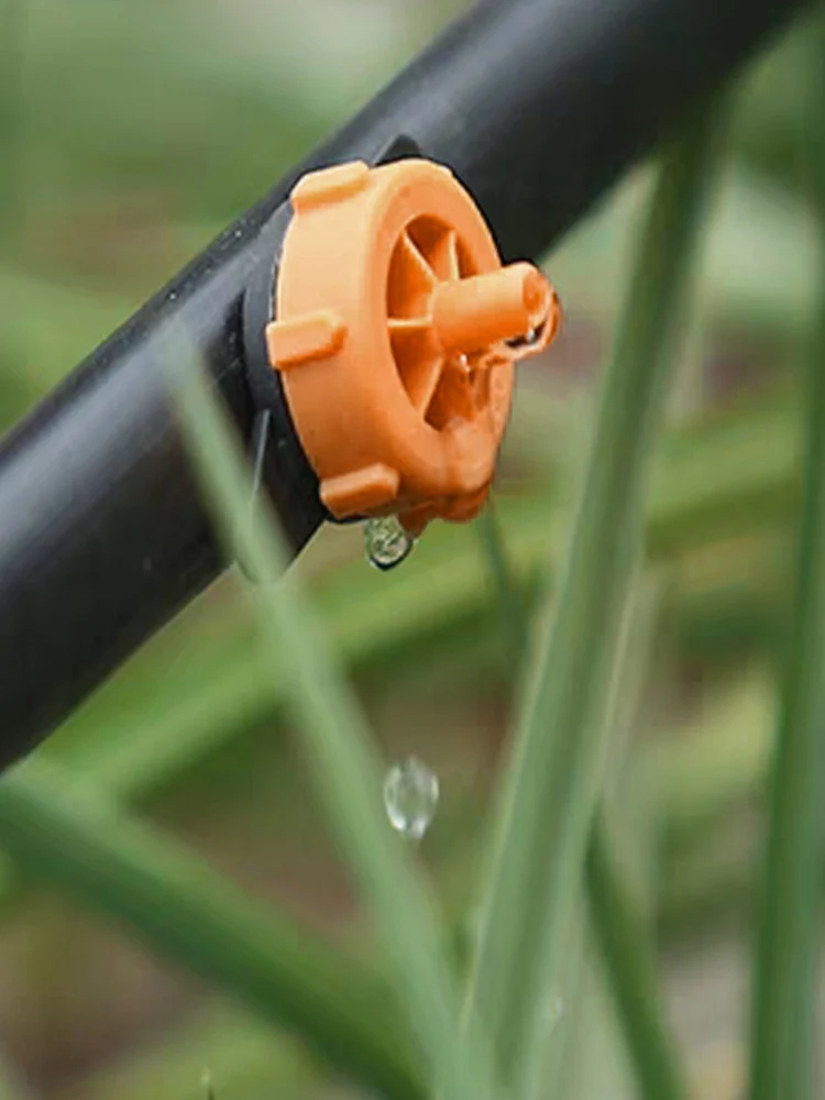 100pcs Pressure Compensating Drip Emitters Micro Connectors 2L/4L/8L Drip Irrigation Emitters Garden Irrigation System – Image 4