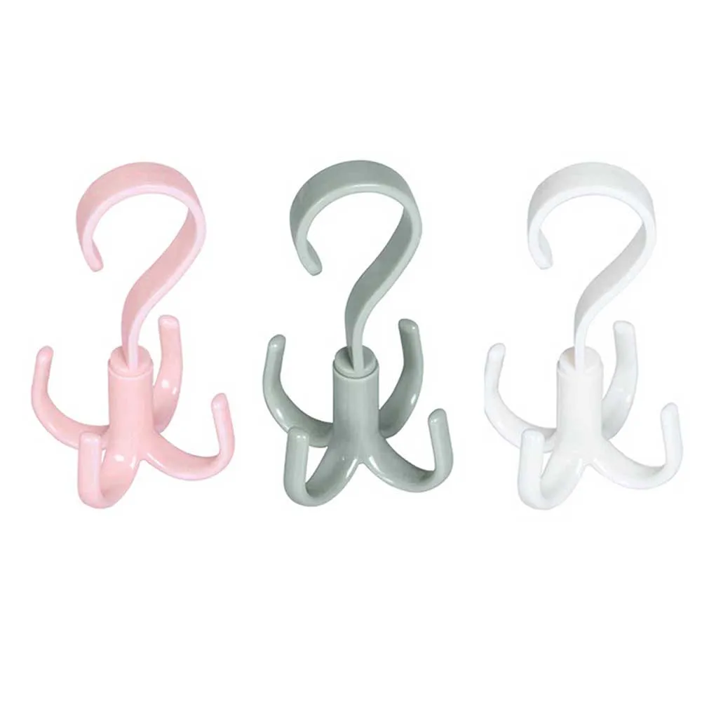 360 Degree Rotating Handbag Hanger, Save Hook, Scarf Rack Modern Closet Organizer Closet Rod Hook 360 Degree Rotating
