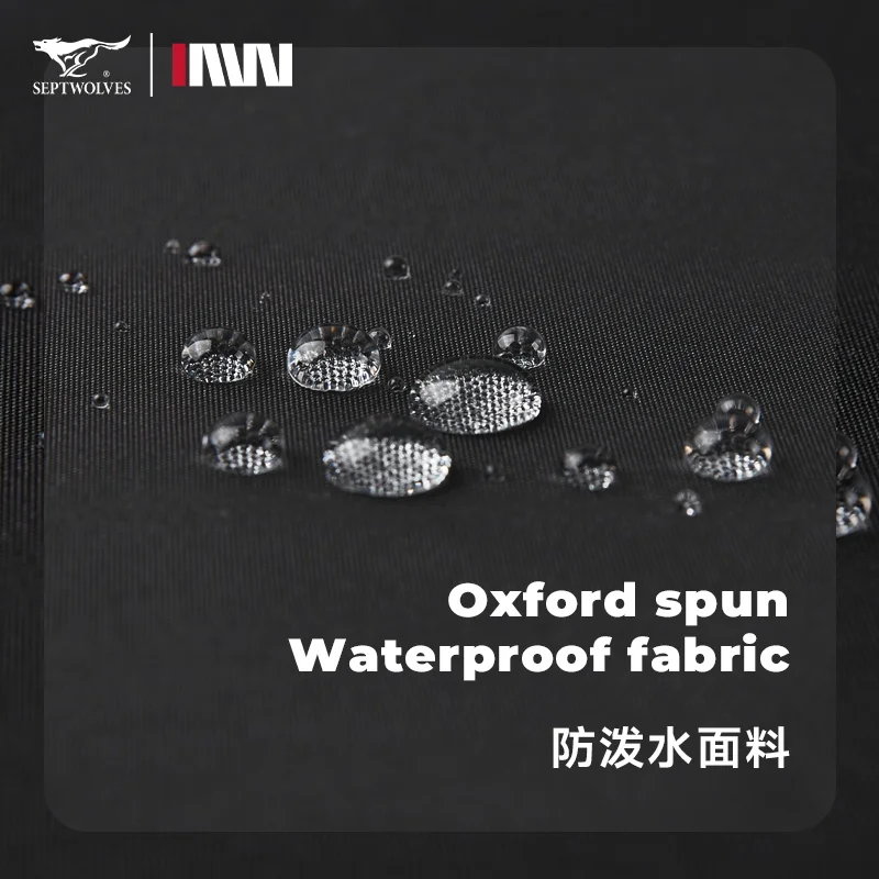 Septwolves Casual Backpack Travel Bag Unisex Waterproof 15 Inches Laptop School Bag Wear-resistant Teenagers College Backpack – Image 4