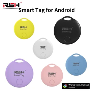 RSH Smart GPS Tracker for Android Google Certified Tag Work With Google's Find Hub App Global Locator for Xiaomi Samsung Huawei