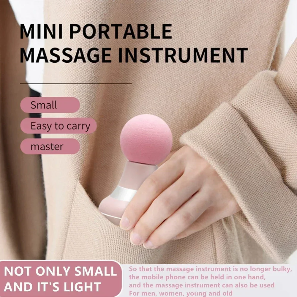 Mini Portable Massage Gun Deep Tissue Percussion Handheld Muscle Massager for Athletes Body Back Pain Relief – Image 5