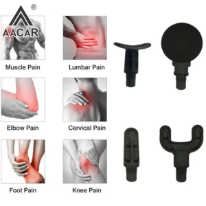 4pcs Massage Gun Heads Replaceable Massager Attachment Different Muscle Heads For Deep Tissue Muscle Massage Gun Accessories