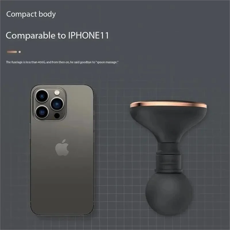 Mini Vibrating Fascia Gun Portable Silent Muscle Massager Motorized High Frequency Vibration Relaxation Artifacts – Image 3