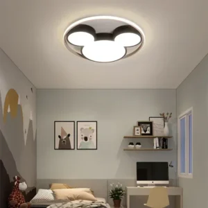 2025 Modern LED Mickey Ceiling Light, Children's Bedroom Living Room Dining Room Study Corridor Balcony Chandelier