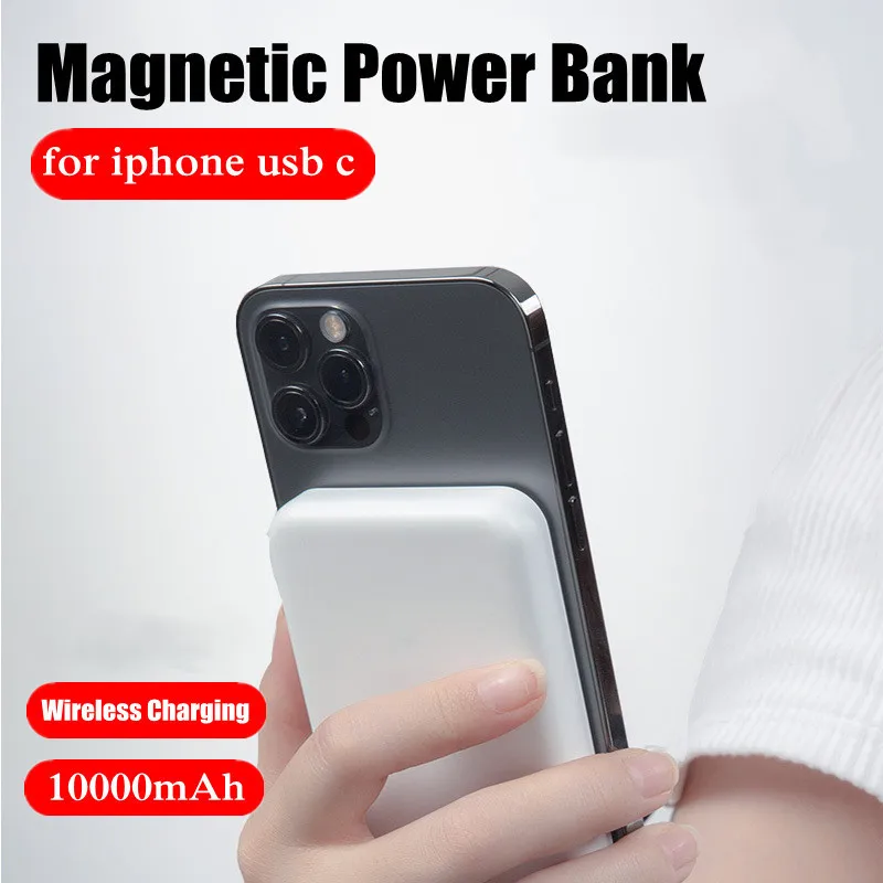 Magnetic Powerbank For Apple External Battery Type-C Prot Portable Wireless Charger for iPhone Magsafe Power Bank Spare Battery – Image 6