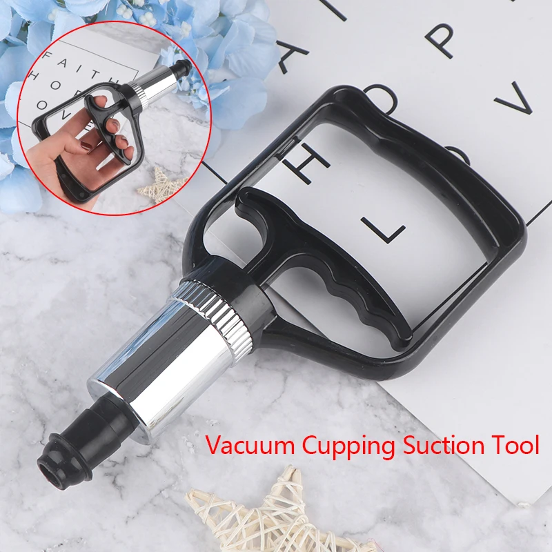 Chinese Medical Vacuum Cupping Air Gun Suction Pump Body Cupping Therapy Cups Back Arm Massage Aids Air Extraction Accessories – Image 5