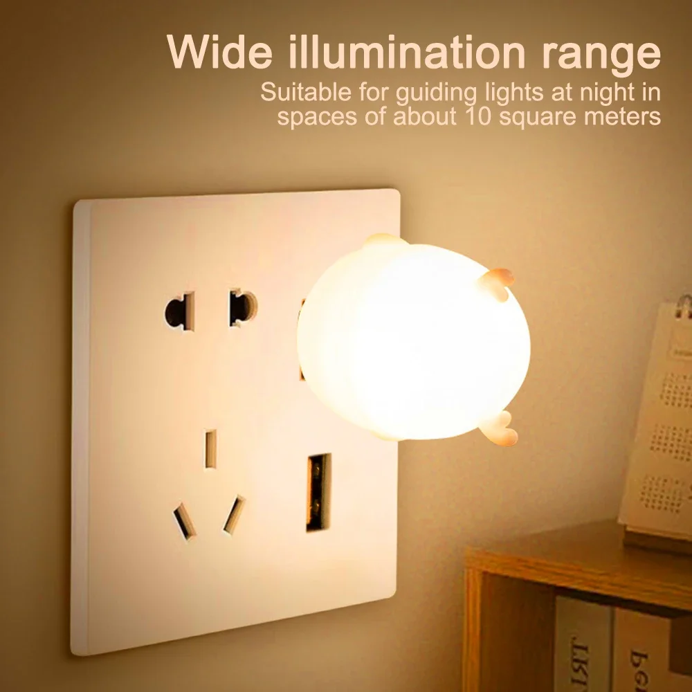 1pc USB Plug Lamp Mini Night Light Computer Mobile Power Charging Small Book Lamps LED Eye Protection Reading Lamp Gift – Image 3