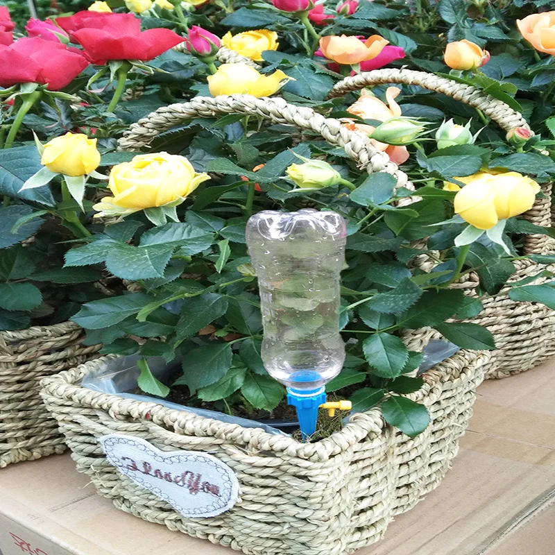 Drip Irrigation Automatic Plant Waterers System Adjustable Drip Water Spikes Taper Plants Pot Watering for Coke Bottles 1pcs – Image 2