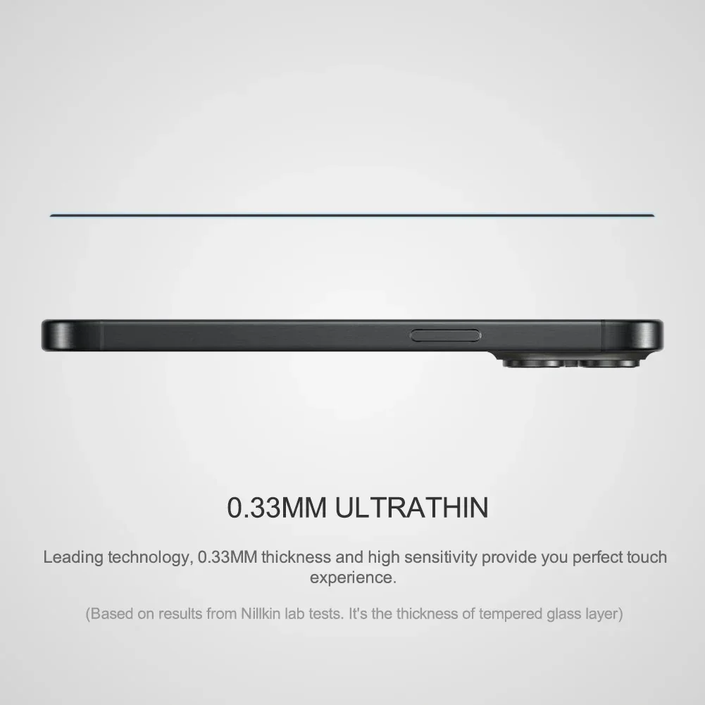 Nillkin For iPhone 15 Pro Max 15 Pro 14 13 12 11 Series Tempered Glass, 2.5D Full Cover Screen Protectors for iPhone 14 Pro 13 – Image 4
