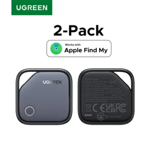 UGREEN Smart Tag Bluetooth Tracker, Keys Finder Item Locator SmartTag Up to 2 Year Battery For iPhone Apple Find My (only IOS)