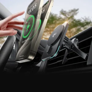 WiWU 15W Fast Charge for iPhone 16 15 14 13 12 Qi2 Magnetic Wireless Charging for iPhone 15 Pro Max 15Pro Stable Phone Holder
