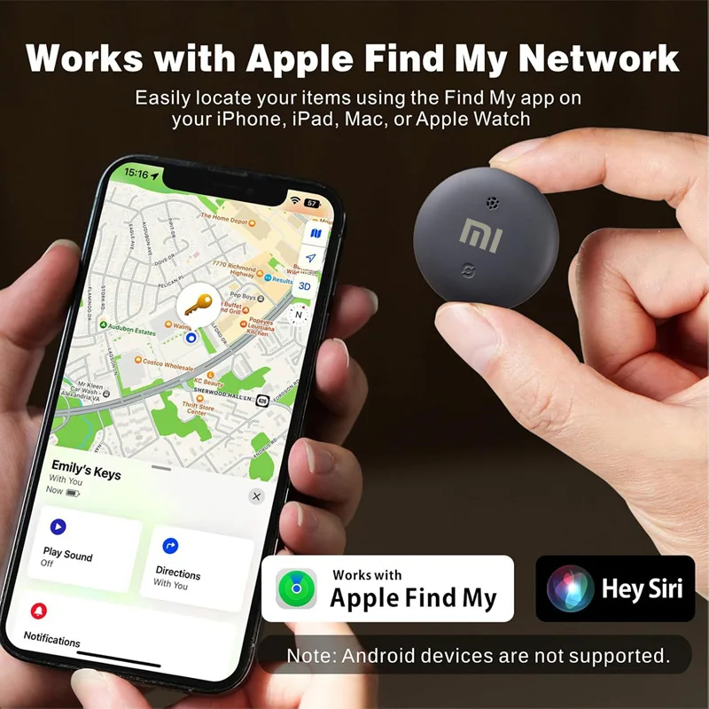 Xiaomi GPS Locator Pet Wallet Suitcase Car Global Positioning Tracking Elderly Kids Anti Getting Lost Finder For iPhone Find My – Image 2