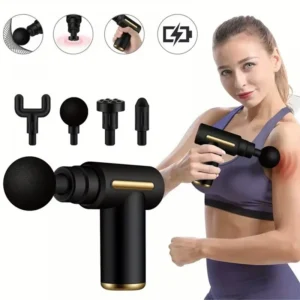 Portable Fascia Gun Deep Tissue Massage Mini Lightweight and Adjustable Speed Massage Equipment Suitable for the Whole Body 2025