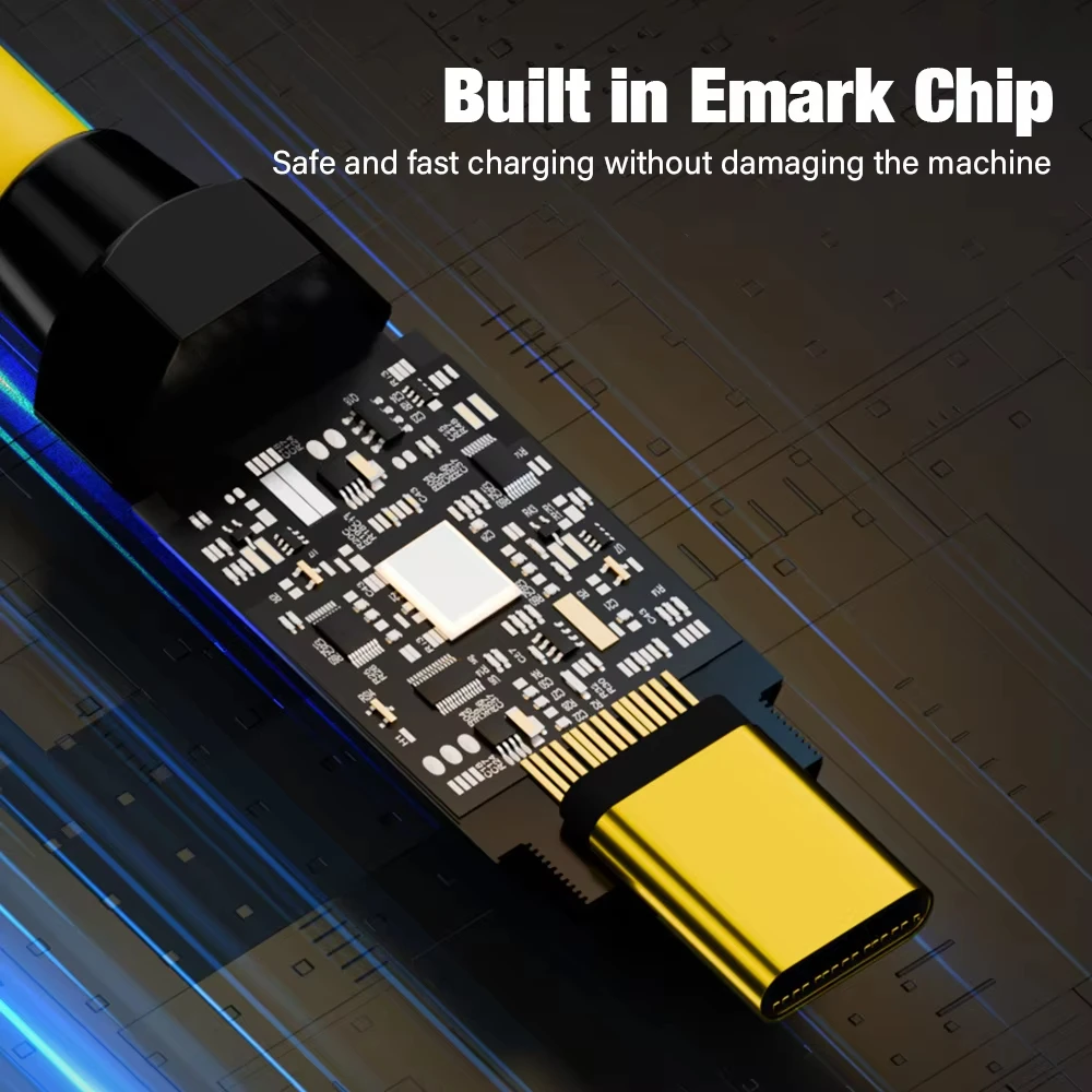 NNBILI 140W USB 3.2 20Gbps USB C to Type C ThunderBolt 3 Spring Retractable Cable PD3.1 5A USB-C Cord For MacBook Samsung Xiaomi – Image 5