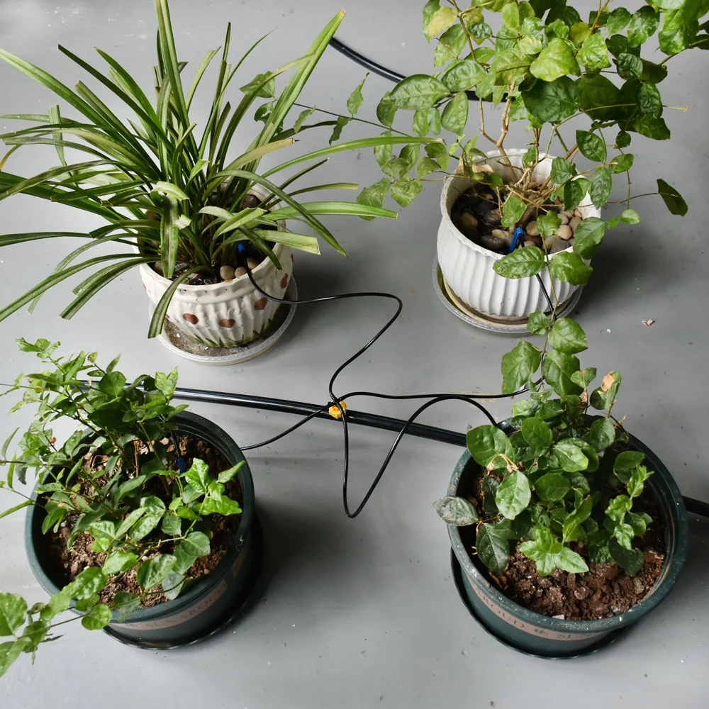 2L 4L 8L Dripper Micro Irrigation 2/4-way Arrow Dropper Connector Cross Water Splitter Emitter Drip Arrow Drip Irrigation System – Image 2