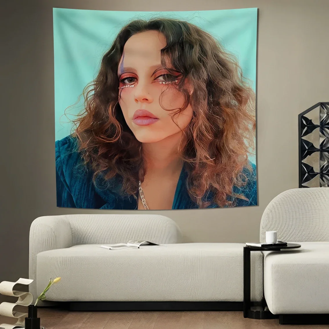 Canadian pop singer hippie retro art tapestry wall decor bohemian decor room decor Polyester Fabric Home Decoration tapestry – Image 6