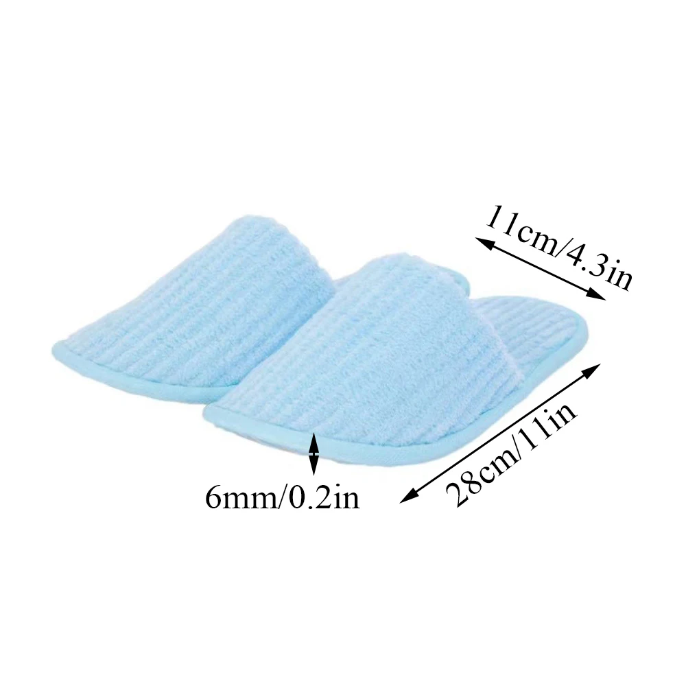 Disposable Slippers Hotel Travel Slipper Party Home Guest Men Women Unisex Closed Toe Anti-slip Wedding Shoes Travel Slippers – Image 3