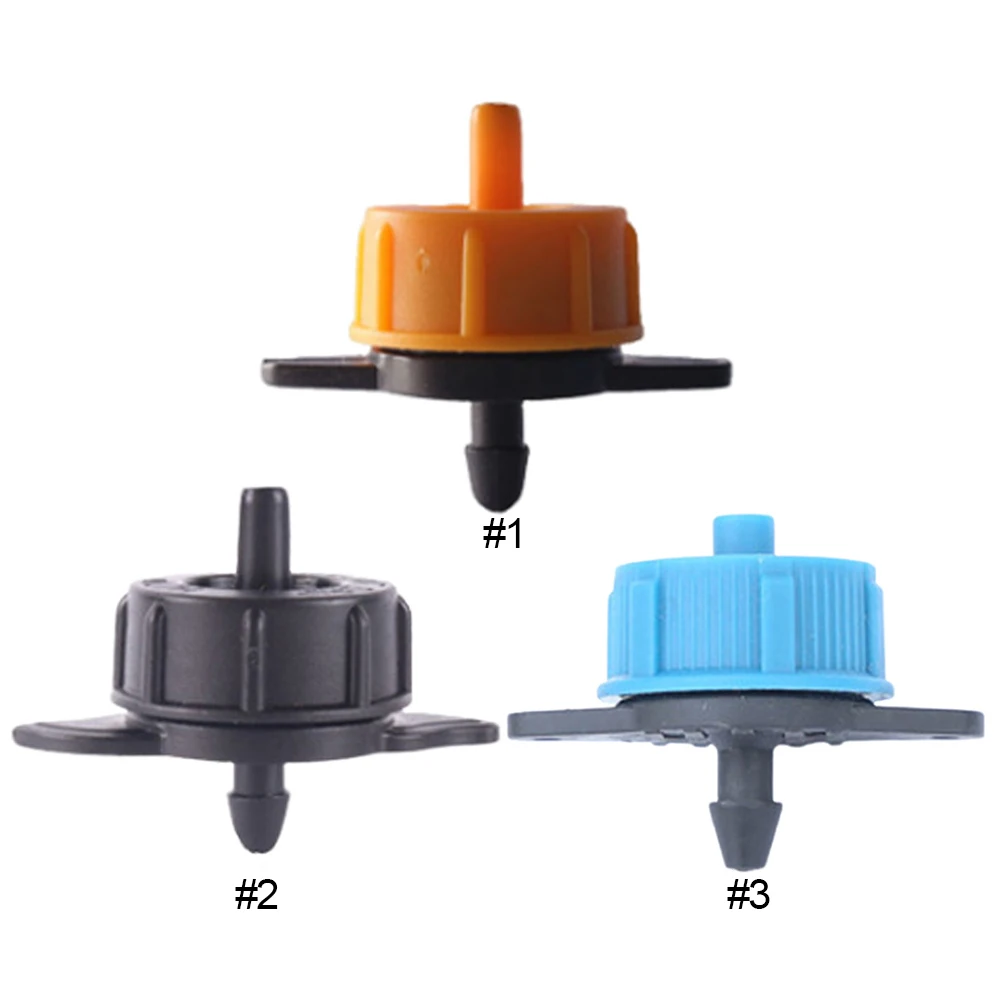100pcs Pressure Compensating Drip Emitters Micro Connectors 2L/4L/8L Drip Irrigation Emitters Garden Irrigation System – Image 2