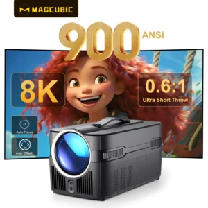 Magcubic Auto Focus Android 11 HY450 C Projector with 900ANSI Full HD 1080P 8K 4K Video Movie Home Theater Auto Offset BT5.4