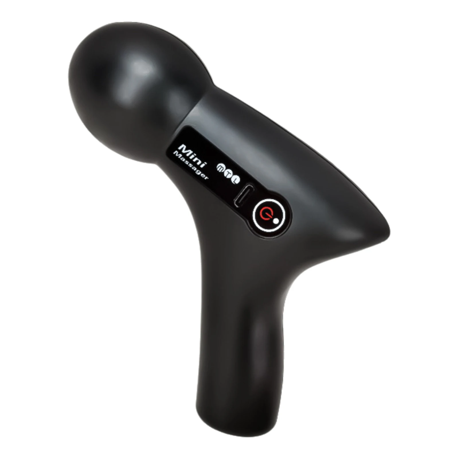 Mini Electric Fascia Gun LCD Screen 4 Modes Vibration Muscle Massager Portable Electric Massage for Neck Foot Body Fascia Gun