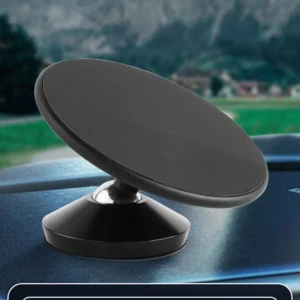 Car Phone Magnetic Bracket Aluminum Alloy Mobile Phone Mount Support Anti Slip 360 Rotatable for iPhone 14Pro Max Huawei Xiaomi