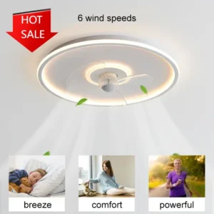 2025 110-220V Ceiling Fans With Lights Remote Control For Home Bedroom Ceiling Lamp With Led Lighting Living Room Home Decor Lus