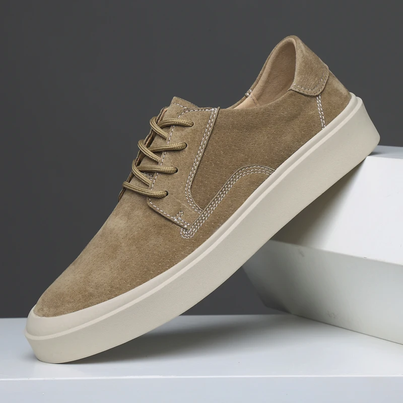 Fashionable Leather Increased Height British Shoes Anti Slip Outdoor Casual Shoes for Men's Office Men's Business Formal Shoes – Image 4