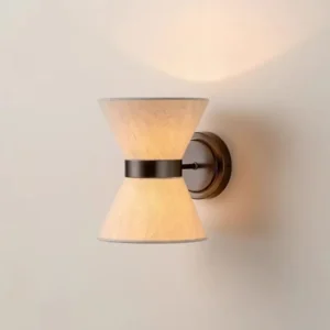 Fabric Wall Lamp Home Designer Simple Retro Living Room Bedroom Bedside Aisle Japanese Homestay Wabi Sabi LED Bracket Light